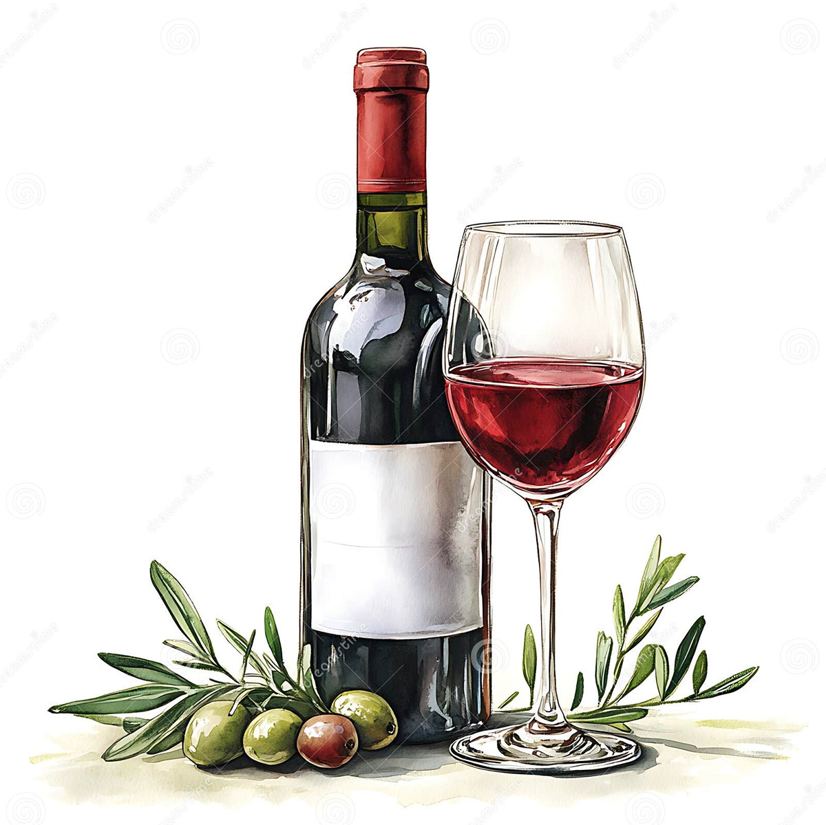 vino y olivos